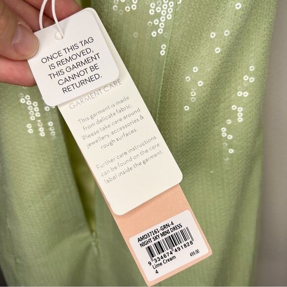 Alice McCall Night Sky Mini Sequin Dress Size US 0 / AU 4 - Picture 8 of 11